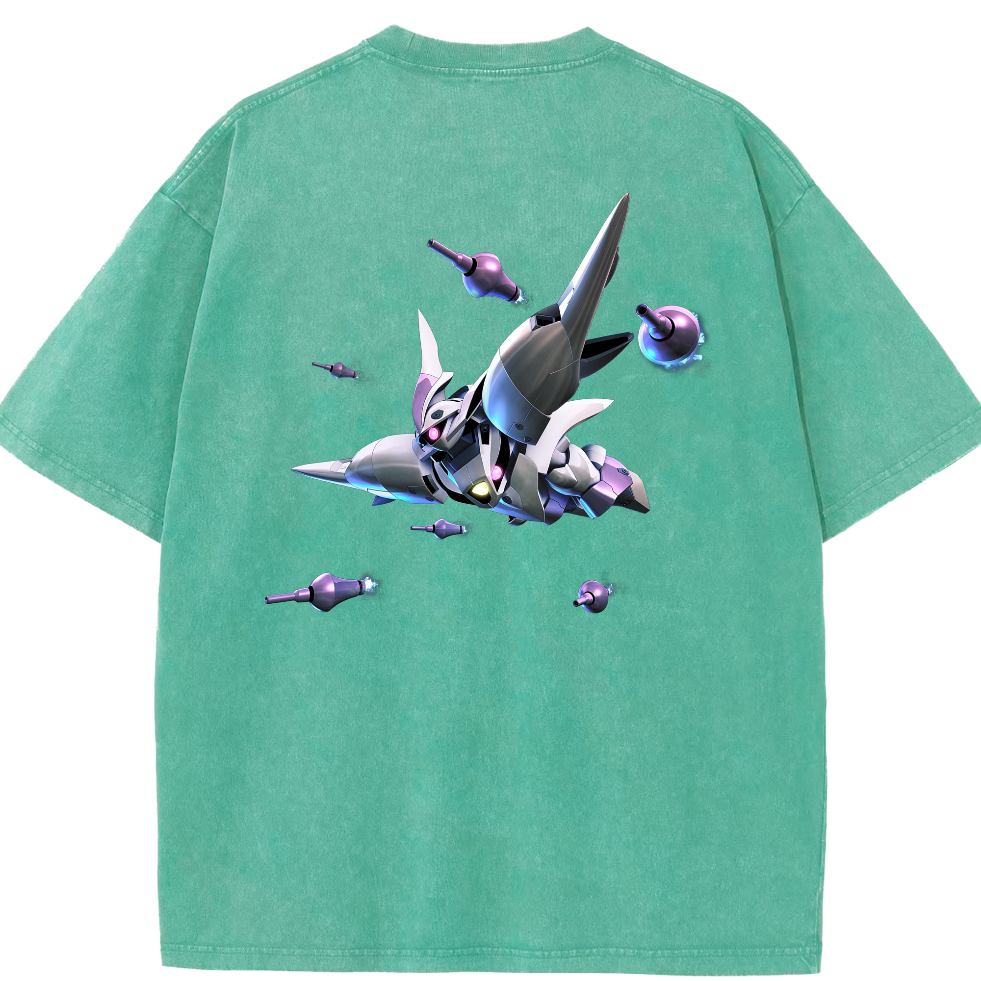 （画像用） 機動戦士ガンダム Mobile Suit Gundam 綿100% ヴィンテージ風 半袖Tシャツ（背面プリント）